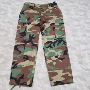 Propper Pants Mens 32x28 Green Camo Cargo Pockets Utility Tactical Combat
